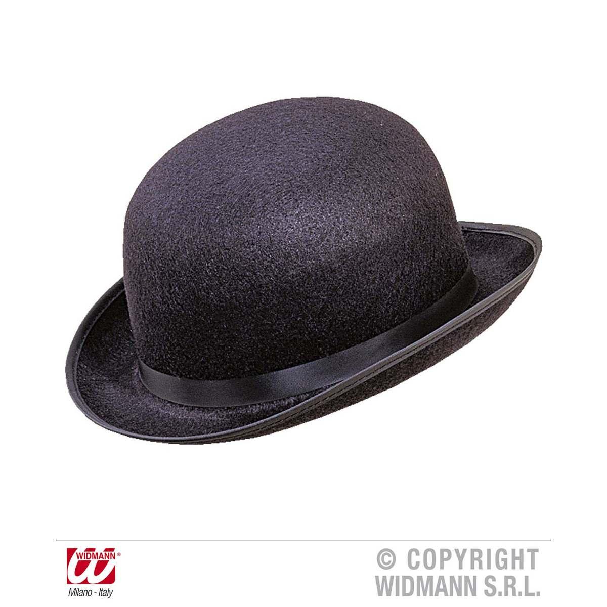 Cappello bombetta nera