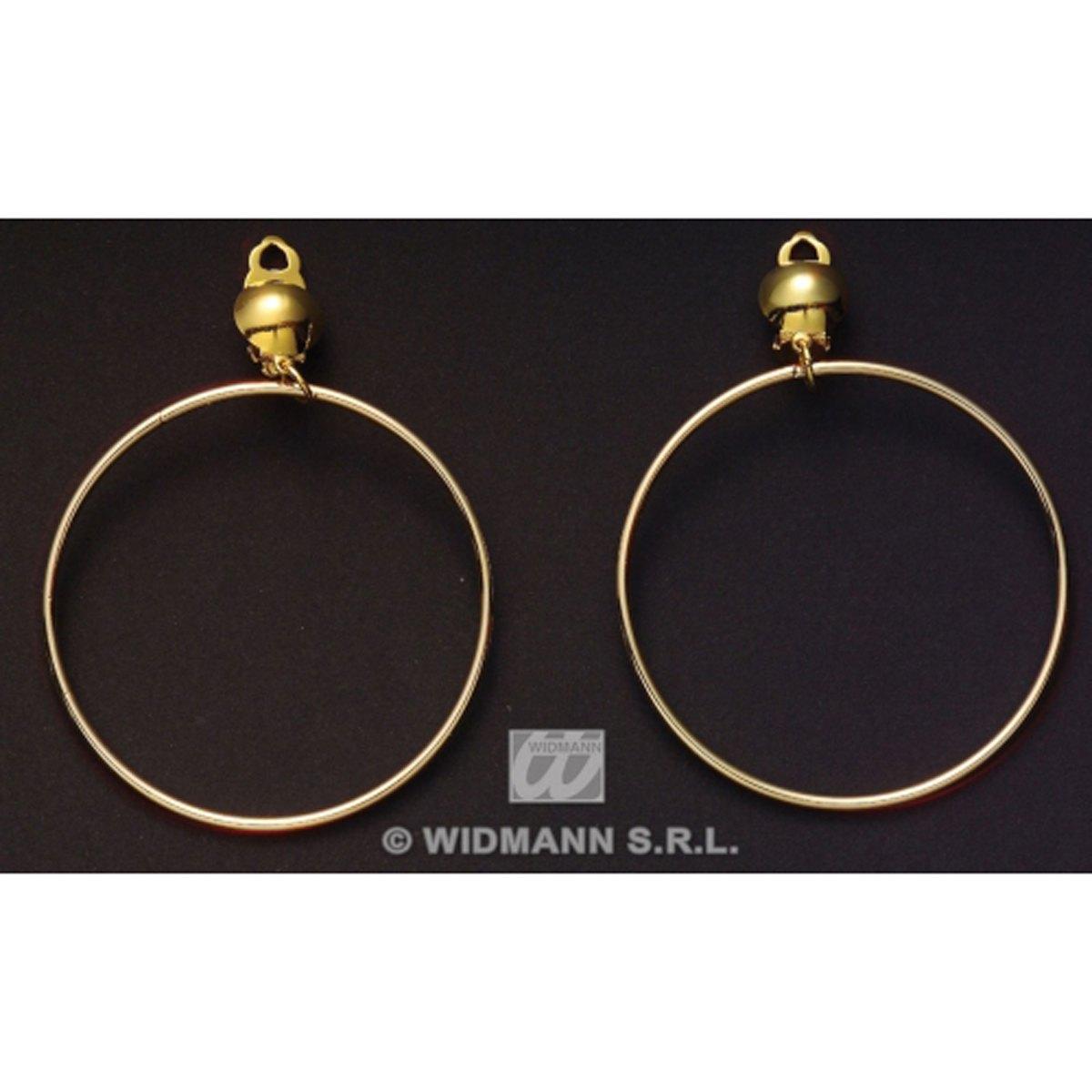 Orecchini tondi oro clip