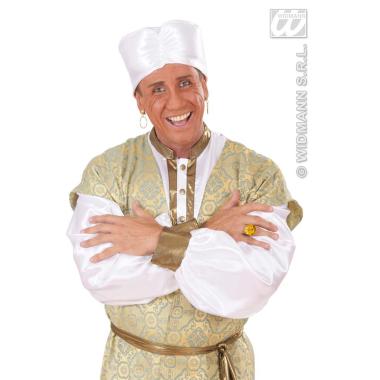 Cappello turbante bianco