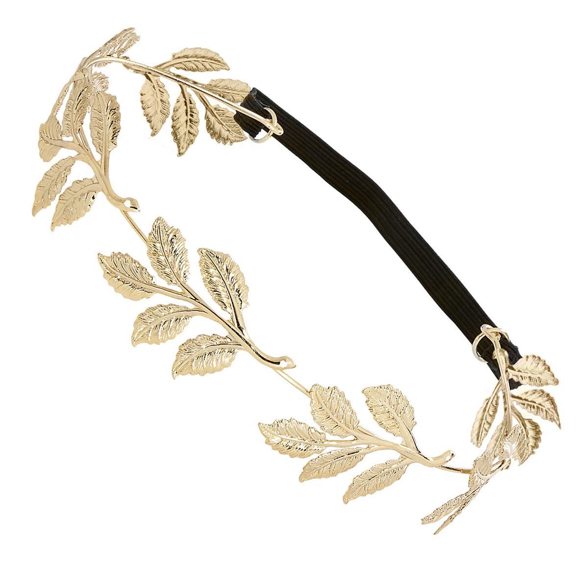 Corona alloro dorato metallo