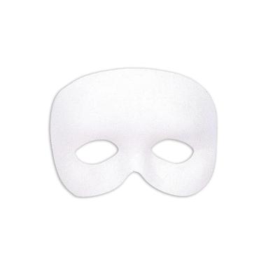 Maschera domino bianca phantom