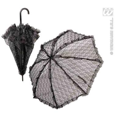 Ombrellino pizzo nero