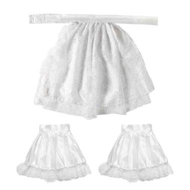 Kit jabot e polsini in pizzo