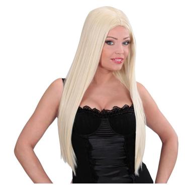 Parrucca bionda lunga liscia