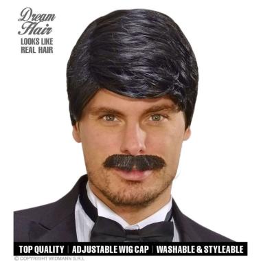 Parrucca e baffo mora