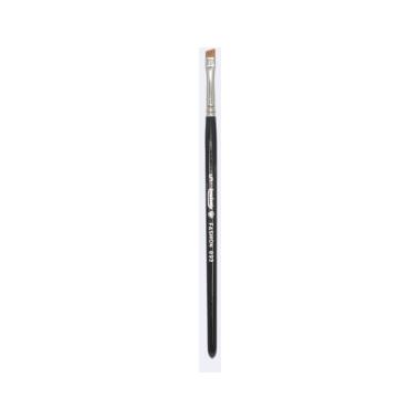 Pennello angular eyebrow brush extra short pure red sable