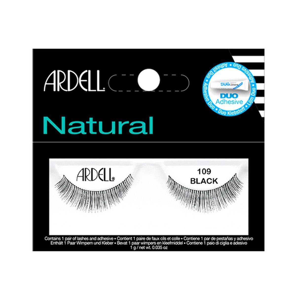 CIGLIA FINTE NATURAL LASHES NERE 109+ colla duo