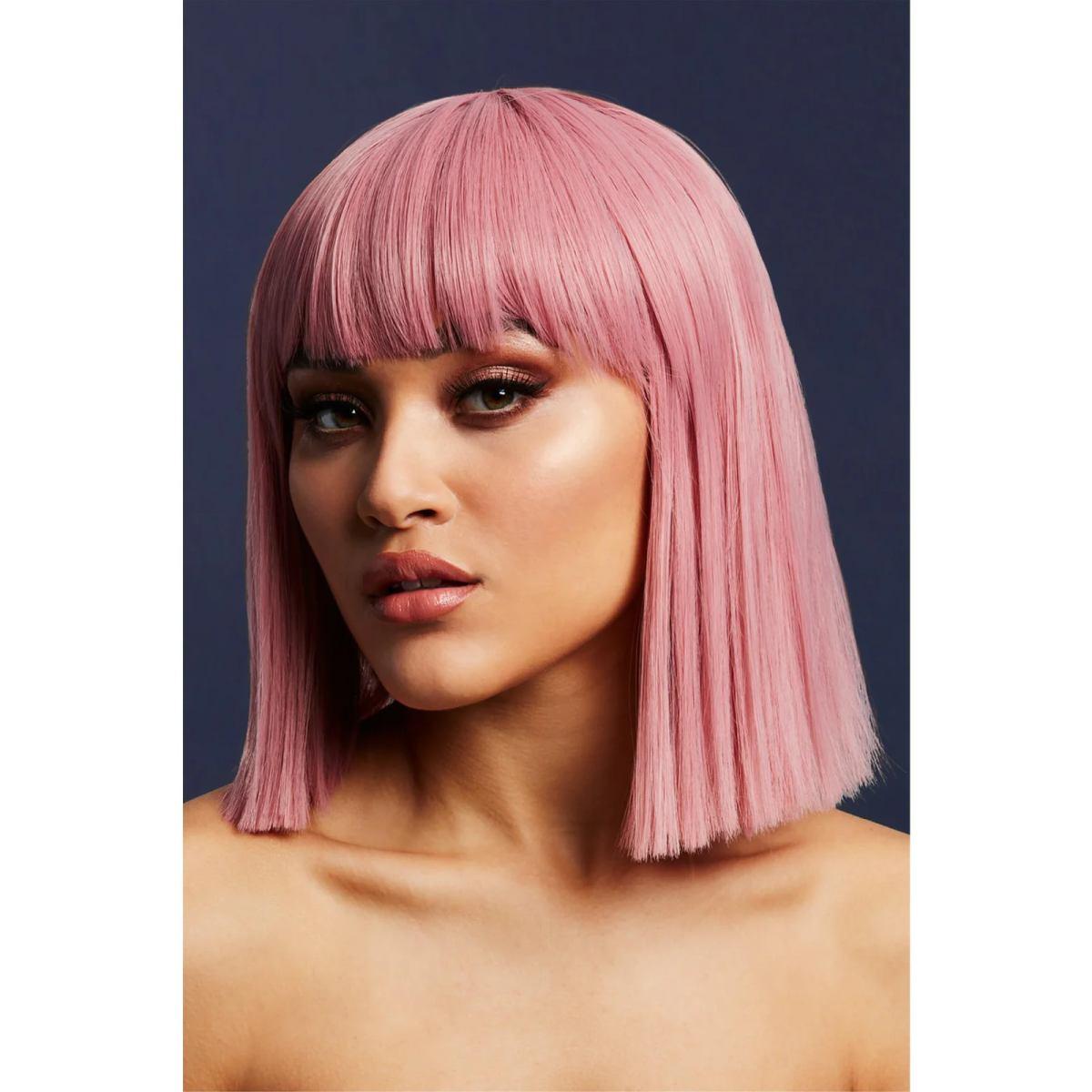 Parrucca caschetto lola pink opaco