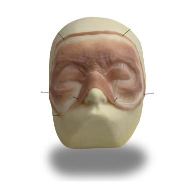 Protesi fronte zombie