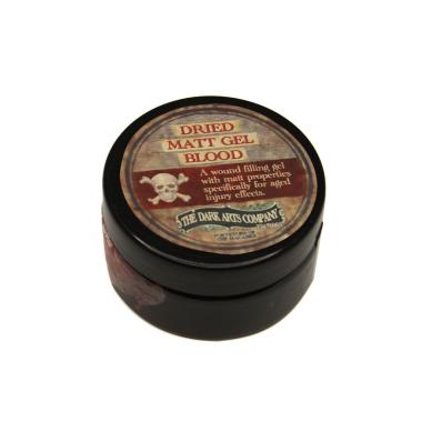 Dried matt gel blood