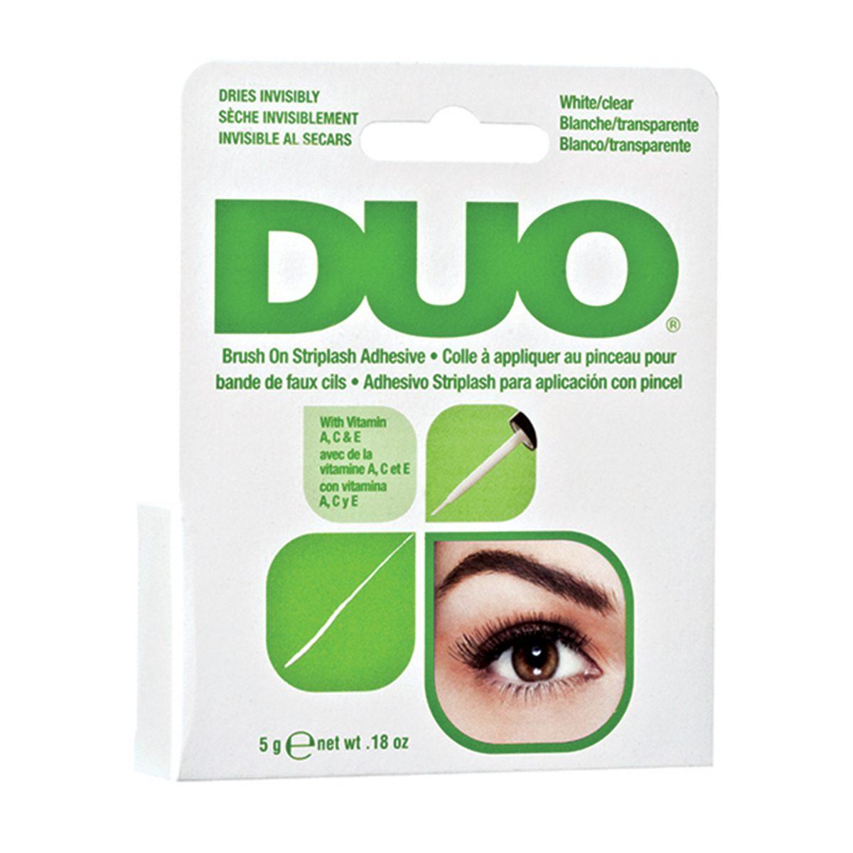 Duo brush on clear adhesive with vitamins