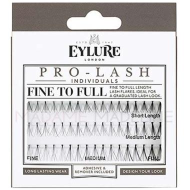 Ciglia ciuffetti combo s/m fine to full pro-lash individuals combo fine to full