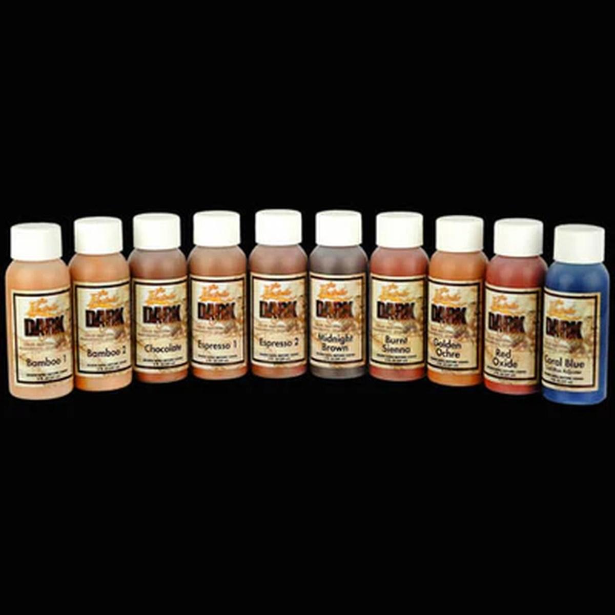 SKIN ILLUSTRATOR LIQUID DARK FLESH TONE <br />MIDNIGHT BROWN  2OZ.