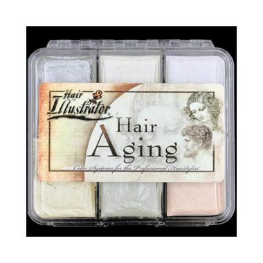 On set palette hair aging