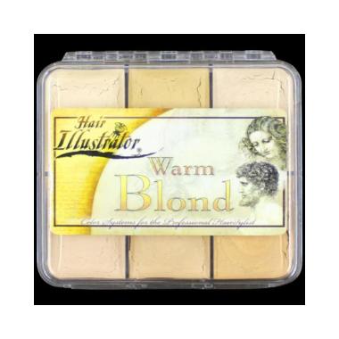 On set palette hair warm blond