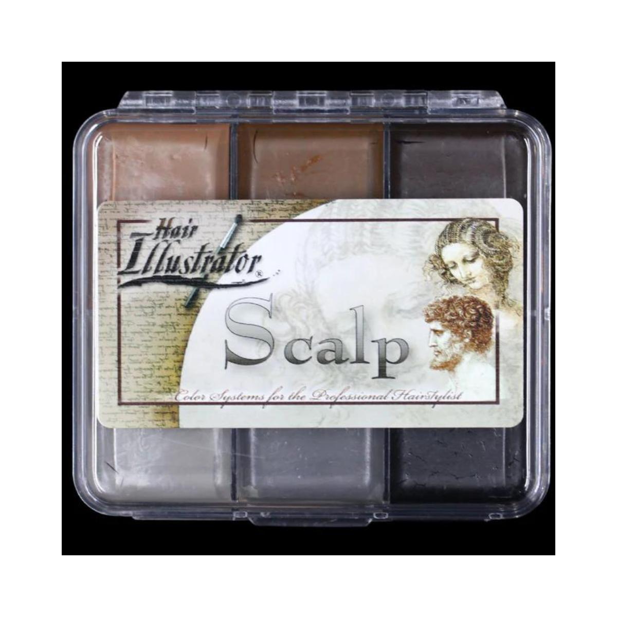 On set palette scalp