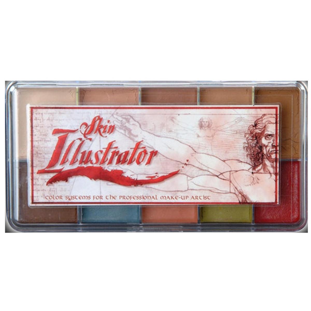 Pallette flesh tone 10 col.