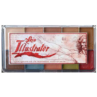 Pallette flesh tone 10 col.