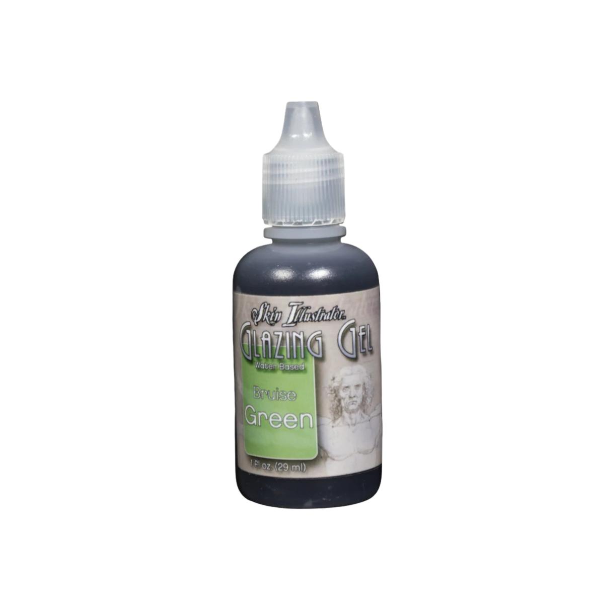 Glazing gel bruise green
