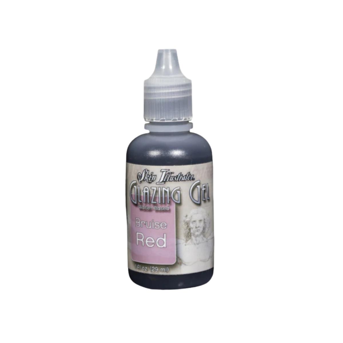 Glazing gel bruise red