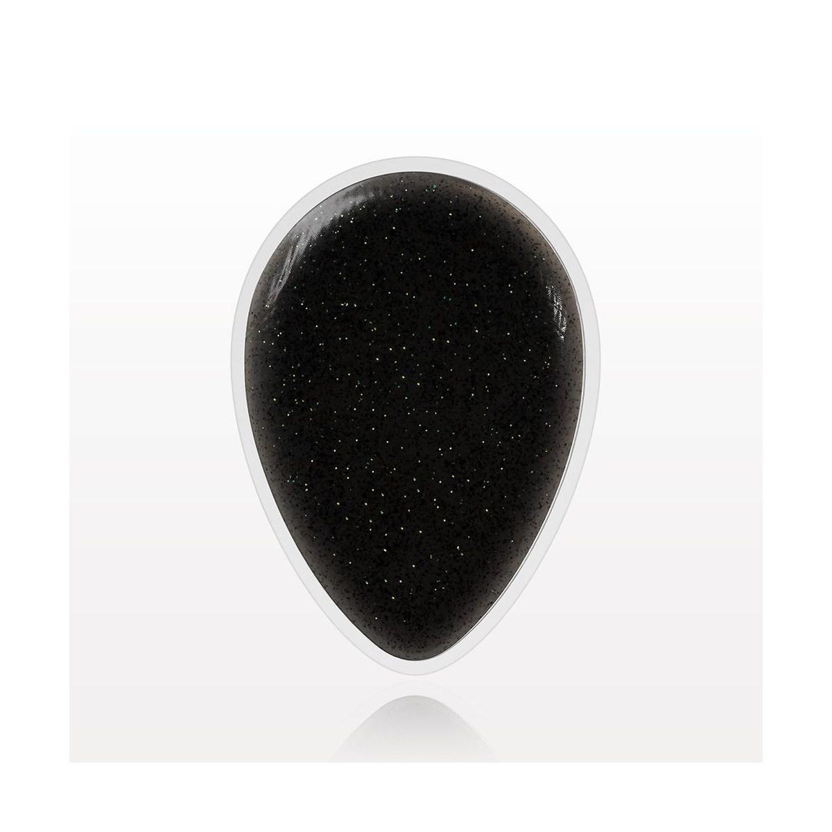 SPUGNETTA OVALE SILICONE NERA 66.7 mm