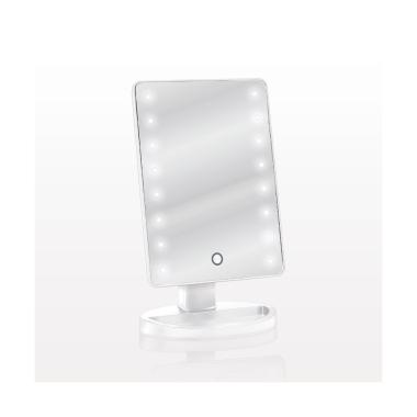 SPECCHIO ILLUMINATO LED INCLINABILE bianco 270.5 mm x 165.1 mm x 119.9 mm