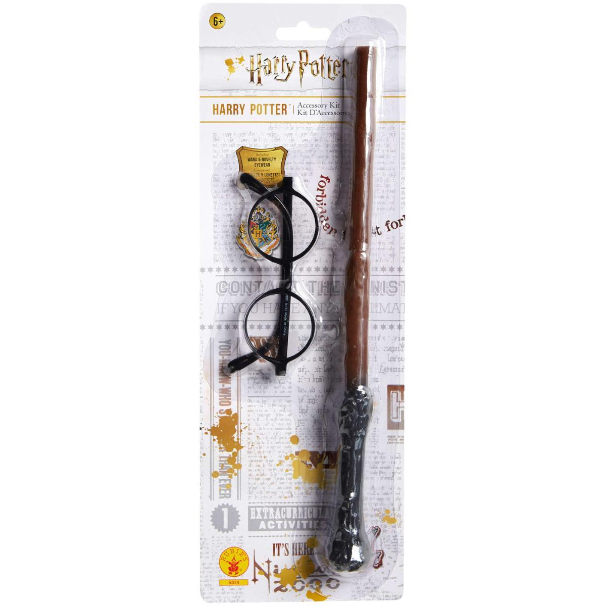 Kit harry potter occhiali bacchetta